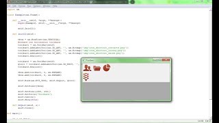 wxpython GUI create more than one toolbars example
