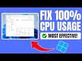 Fix 100% CPU Usage in Windows 10 – Stop High CPU & Boost FPS!