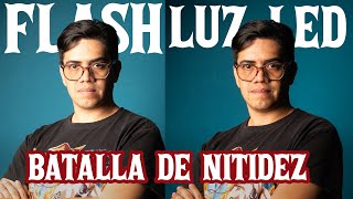 ¿Las fotos con FLASH son MÁS NÍTIDAS que con LUZ CONTINUA?