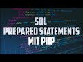 [PHP] SQL Prepared Statements Tutorial | DEVspace