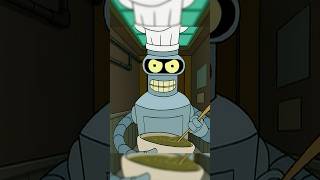 Bender feeds everyone his “unbelievable” food. #shorts #futurama #series