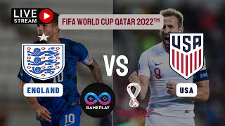England vs USA World Cup Live Match, Qatar World Cup 2022 Live, Inglaterra vs Estados Unidos, Fifa23