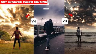 SKY Change Instagram Viral video editing in VN App | Sky Cloud effect Video editing | Viral reel