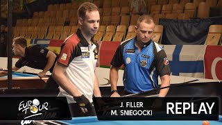 Eurotour LASKO Open - Last 32 :  FILLER Joshua (GER) vs SNIEGOCKI Mateusz (POL)