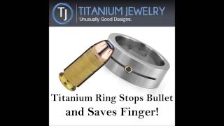 Titanium Ring Stops Bullet and Saves Finger
