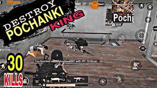 Solo vs squad 30 Kills Pubg mobile | Pochanki Destroy Pubg montage only Rush Redmi K20 pro