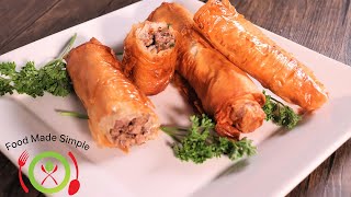 Moroccan Cigars Recipe | Middle Eastern Appetizer | Food Made Simple