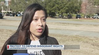 Immigration protest held in downtown Charleston calling for end to mass deportations