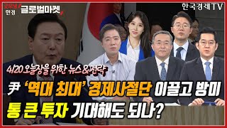 [오늘장을 위한 경제뉴스] 윤 대통령, 국빈 방미..경제계 총출동ㅣ2600선 노리는 코스피 ㅣ포스코, 광양에 4.4조 투자ㅣ정부, K바이오헬스 수출 5년래 60조ㅣ한국경제TV