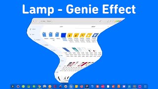 Adding magic lamp animation in Gnome (Ubuntu, Manjaro, Mint, Fedora)