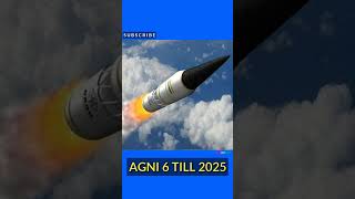 Agni 6 till 2025 #shorts #angi6