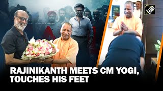 ‘Superstar’ Rajinikanth meets Yogi Adityanath in Lucknow, greets CM by touching his feet