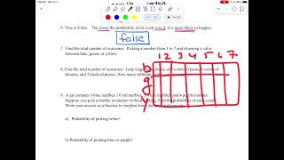 Math 7 - Unit 8 - Test Study Guide