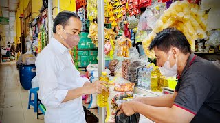 Presiden Jokowi Cek Ketersediaan Minyak Goreng, Yogyakarta, 13 Maret 2022