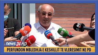 Mbyllet mbledhja e parë e Komisionit të PD, Mustafaj: Shpresoj që në fund të dal i paturpëruar