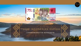 75,000 Indonesian Rupiah Commemorative Banknote