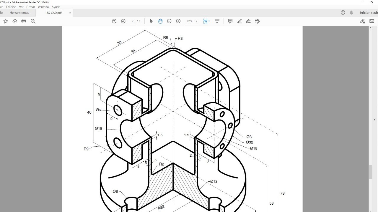 AUTOCAD 2021 - EXAMEN - YouTube