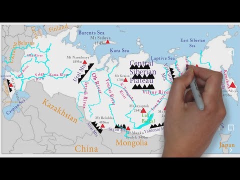 What are Russia’s main physical regions?
