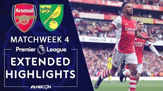 Arsenal v. Norwich City | PREMIER LEAGUE HIGHLIGHTS | 9/11/2021 | NBC Sports