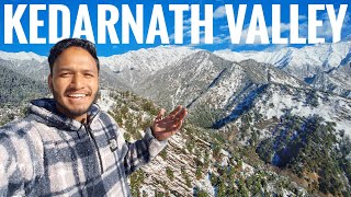 केदारघाटी ढक गई बर्फ़ की चादर से || Snowfall in Kedar Valley || Pahadi Biker || Alok Rana