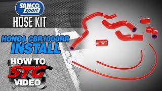 How to Install Samco Sport Radiator Hose Kit on Honda CBR1000RR from Sportbiketrackgear.com