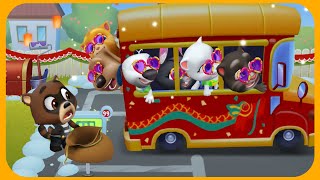 My Talking Tom Friends (Day 435) - Unlock Dragon Bus (iOS, Android Gameplay #777)