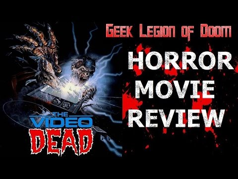 THE VIDEO DEAD ( 1987 Roxanna Augesen ) Zombie Horror Movie Review ...