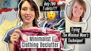 *NEW* Decluttering Clothes Like The Minimal Mom | Extreme Declutter & Organize 2021 | Minimalism