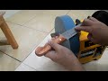 mesin asah bilah low speed grinder knife