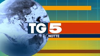 TG5 - Sigla e rubriche dell'edizione notturna 2007-2018 (4:3)