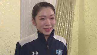 【フジテレビ公式】全日本フィギュアスケート選手権2019＜女子フリー第1G／津内胡菜 インタビュー＞