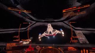 Elite Dangerous PvP Pirate Sidewinder vs Imperial Clipper