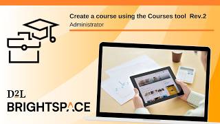 Create a course using the Courses tool Rev.2 | Administrator