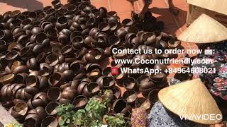 (Coconutfriendly.com) Wholesale Coconut Bowls Vietnam, How to Care Make Coconut Bowls