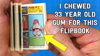 I Chewed 33 Year Old Gum For This Flipbook  🤮