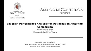 Bayesian Performance Analysis for Optimization Algorithm Comparison
