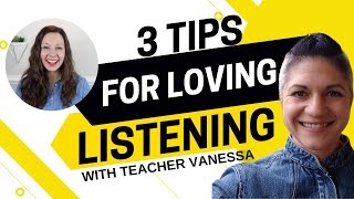 IELTS Energy Podcast 965: Teacher Vanessa Shares 3 Tips for Loving Listening