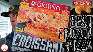 DiGiorno® CROISSANT CRUST Pizza Review! 🥐🍕 | Four Cheese | BEST FROZEN PIZZA?