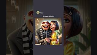 Agnes Gru Caught Felonious Gru Cheating on His Wife and then...😱 #memes #minions