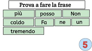 Can you pass this?/italian quiz #137/ level B1/Italiano per stranieri/Prova a fare 10 frasi