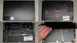 MSI  GS75 Stealth 8SG 8SG-202US Disassembly SSD Hard Drive Upgrade LCD Screen Replacement Repair