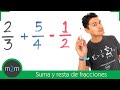 * Suma y resta de fracciones con diferente denominador │ MCM