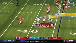 Patrick Mahomes INSANE TD Throw to Tyreek Hill vs. Chargers | NFL Week 2
