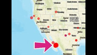 Swarm of Earthquakes in the Gulf Of California. X- solar flare potential. Thursday 4/18/2024