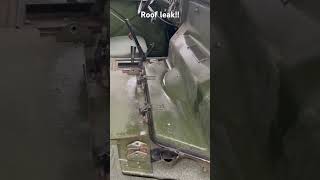 HMMWV (Humvee) Ambulance roof leak in light rain! M997A2 Idaho_Humvee