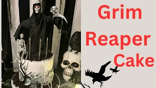 Chocolate Oreo Grim Reaper Cake