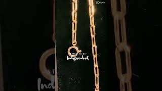 18k Japan Gold Paper Clip Design 18 cm | Bracelet