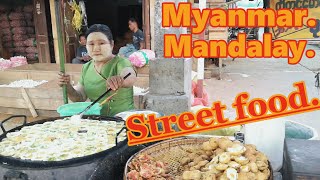 Myanmar. Mandalay. Street food. Zay Cho Market. Уличная еда в Мьянме.