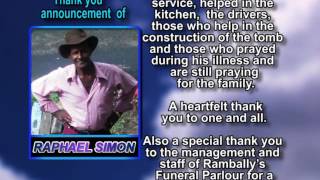 Raphael Simon thank you