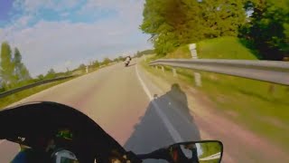 Moto street race in Latvia